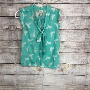 Eyelash Couture Sleeveless Blouse